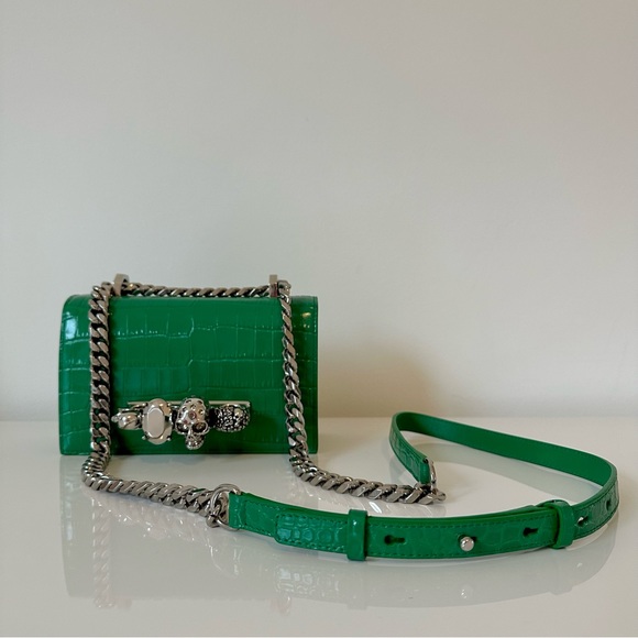 Alexander McQueen Jewelled Satchel Mini Shoulder Bag - Picture 4 of 15